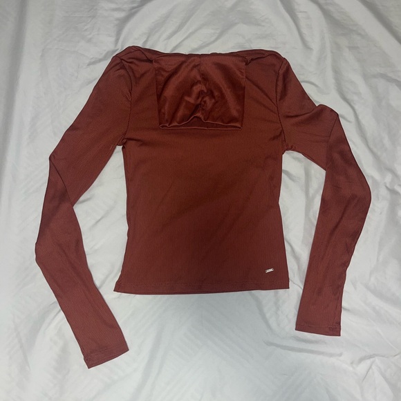 Guess Rust Long Sleeve Top - Picture 1 of 2